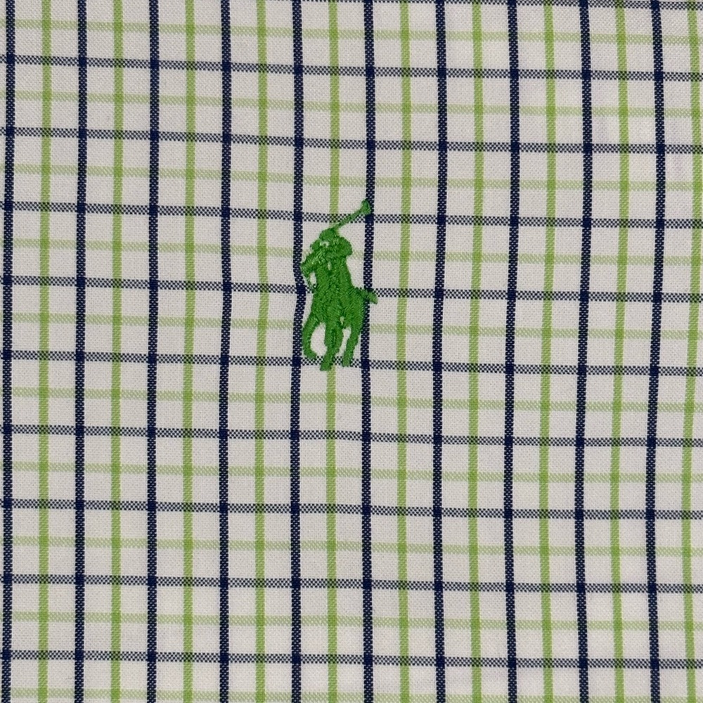Ralph Lauren Men's Green Plaid Shirt Small
